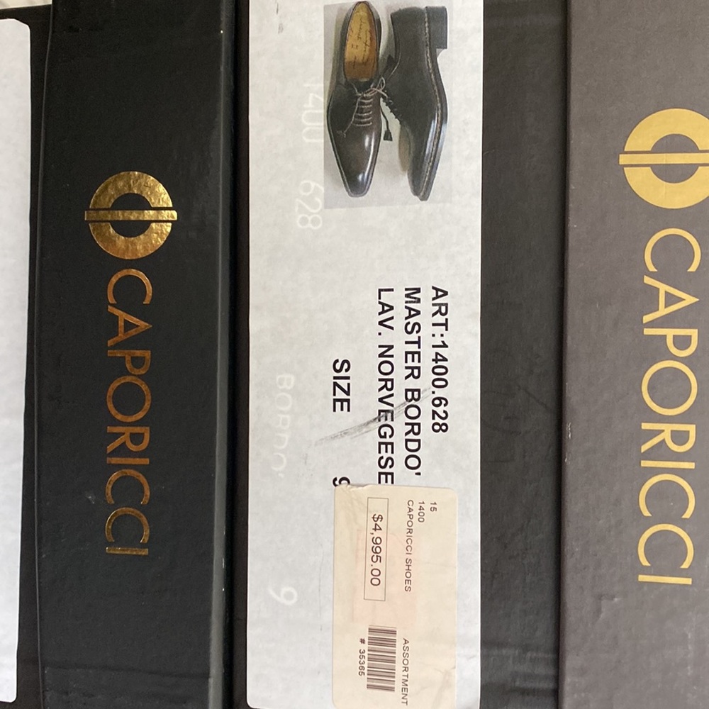 CAPORICCI 1400 Italian shoes hand stitched - Picture 9 of 10